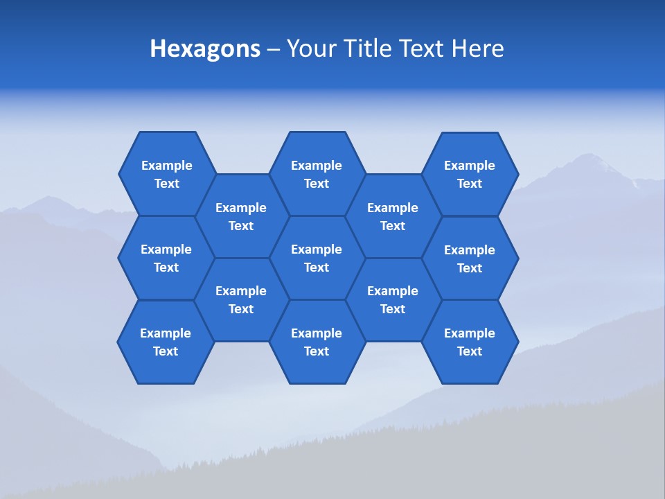 Mountains In The Mist PowerPoint Template