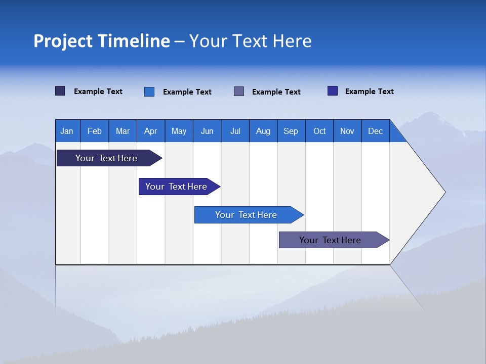Mountains In The Mist PowerPoint Template