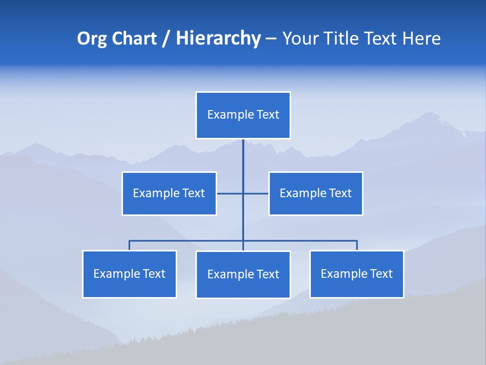 Mountains In The Mist PowerPoint Template