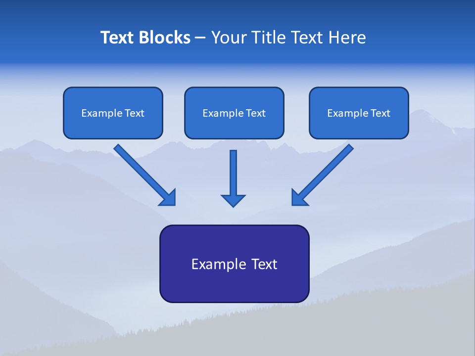 Mountains In The Mist PowerPoint Template