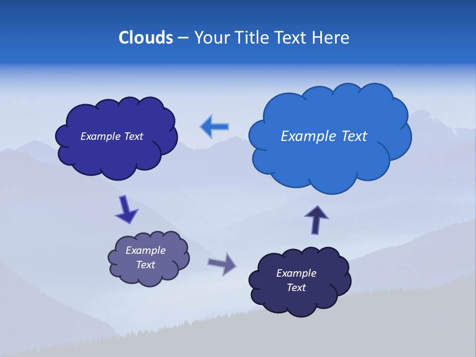 Mountains In The Mist PowerPoint Template