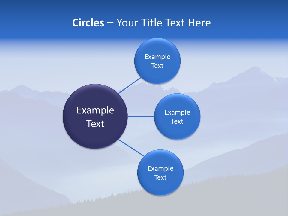 Mountains In The Mist PowerPoint Template