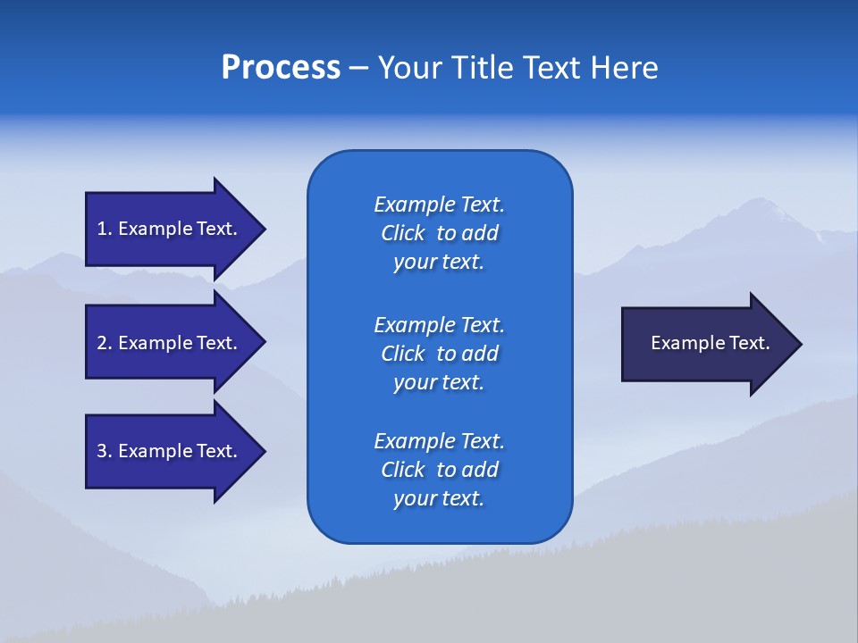 Mountains In The Mist PowerPoint Template