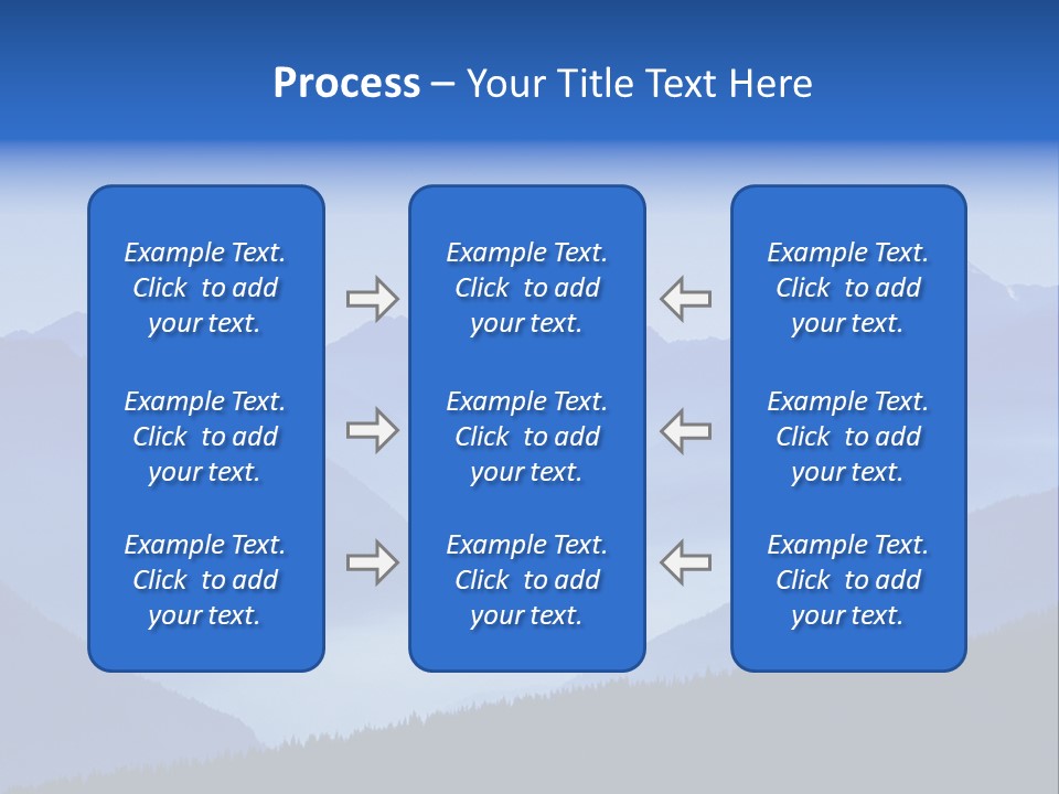 Mountains In The Mist PowerPoint Template