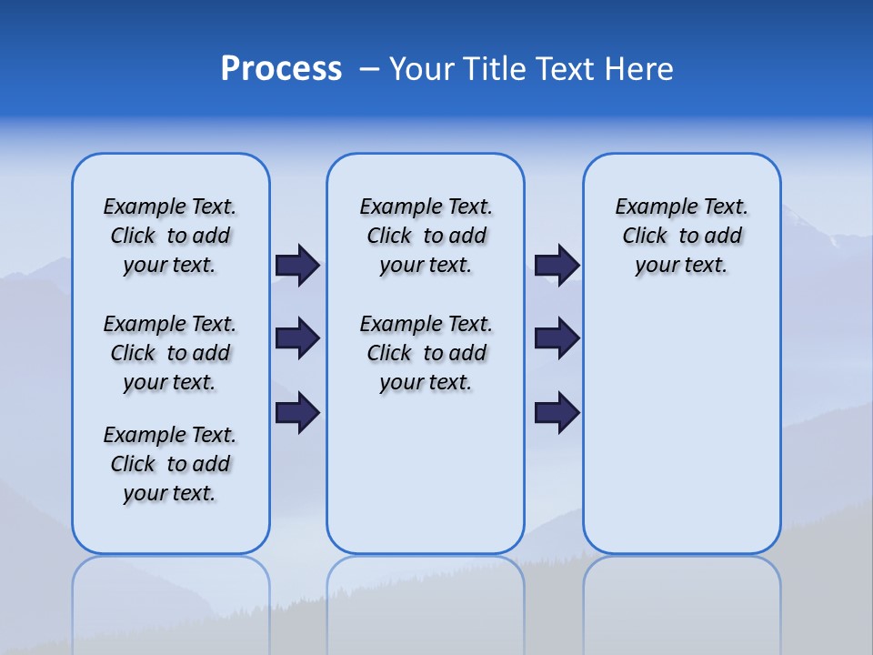 Mountains In The Mist PowerPoint Template
