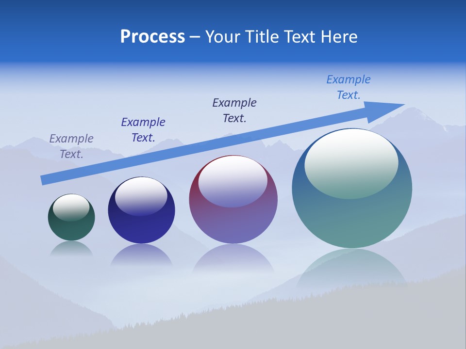 Mountains In The Mist PowerPoint Template