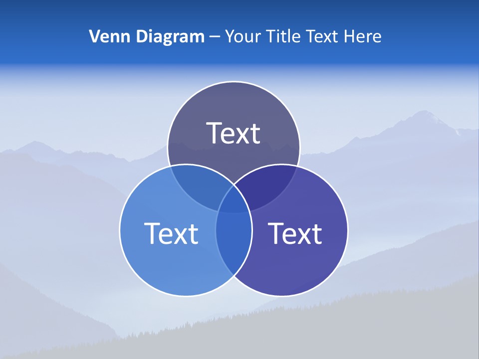 Mountains In The Mist PowerPoint Template