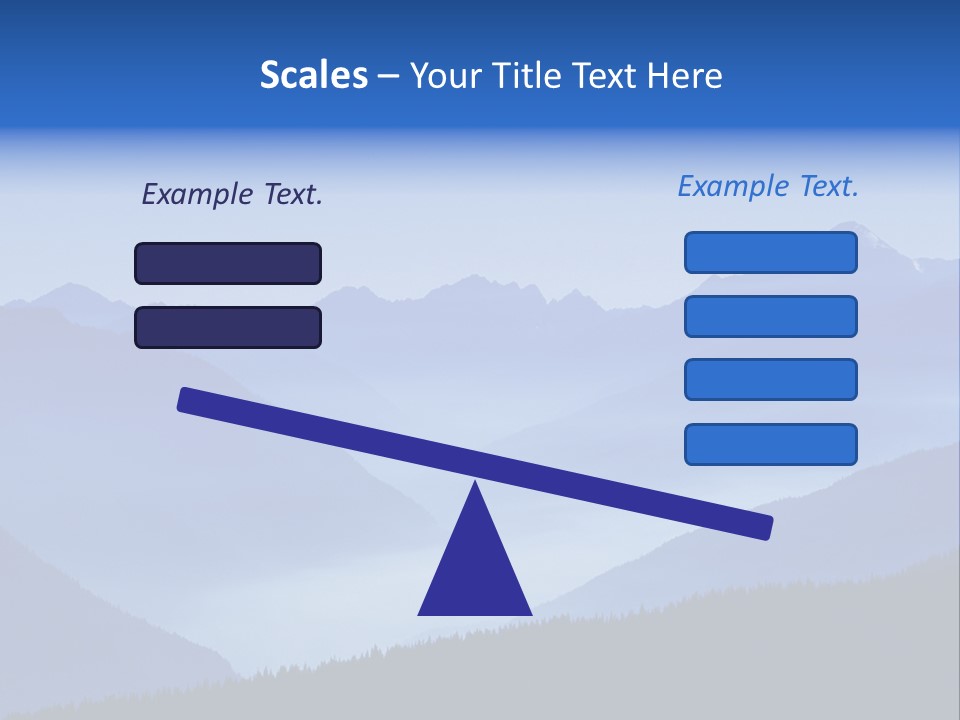 Mountains In The Mist PowerPoint Template