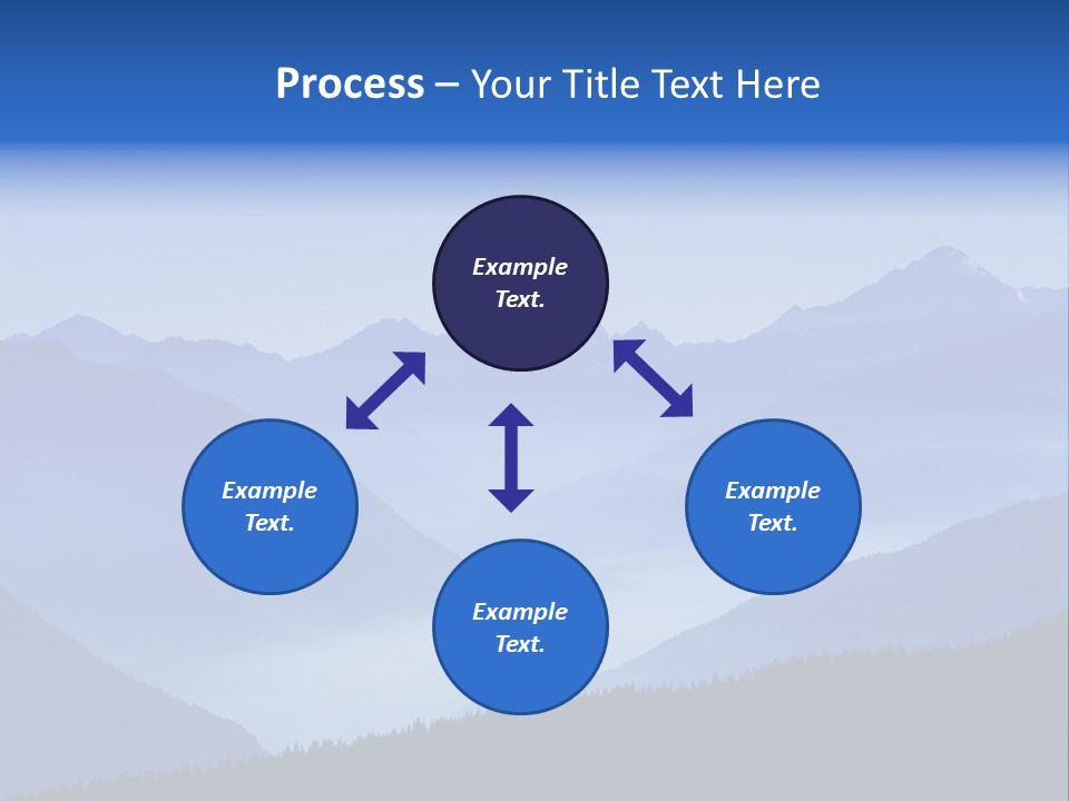 Mountains In The Mist PowerPoint Template