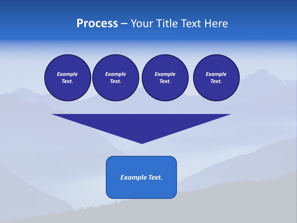 Mountains In The Mist PowerPoint Template