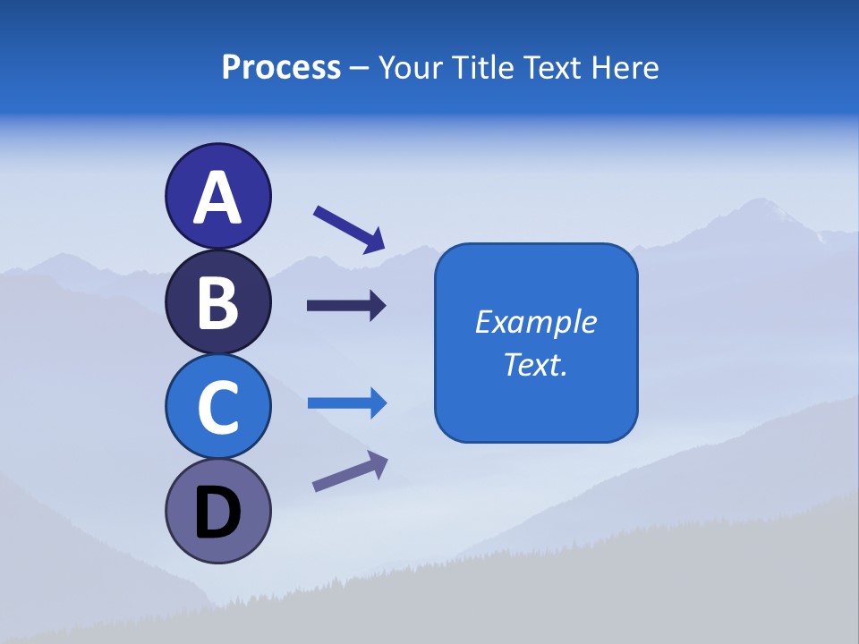 Mountains In The Mist PowerPoint Template
