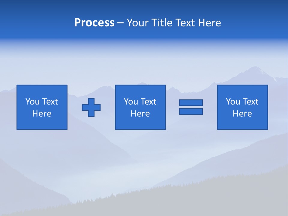 Mountains In The Mist PowerPoint Template