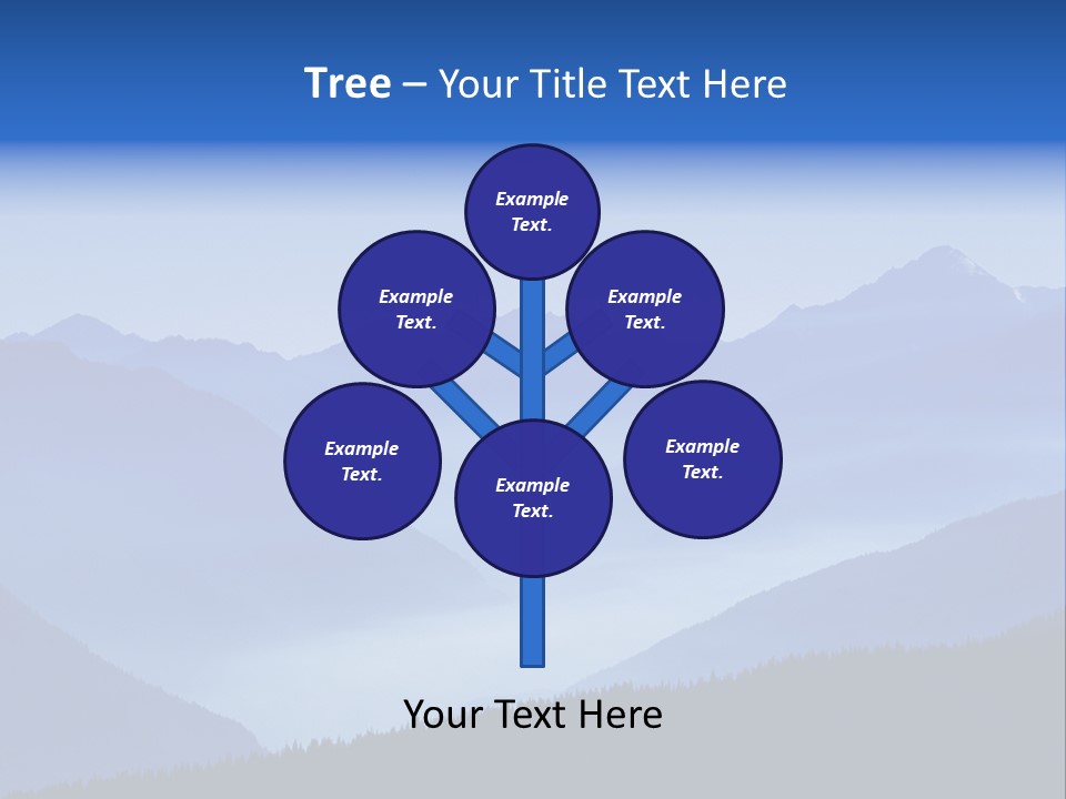 Mountains In The Mist PowerPoint Template
