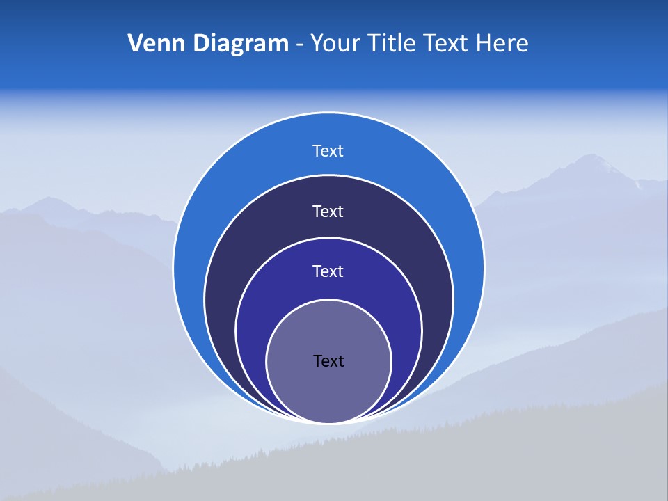 Mountains In The Mist PowerPoint Template