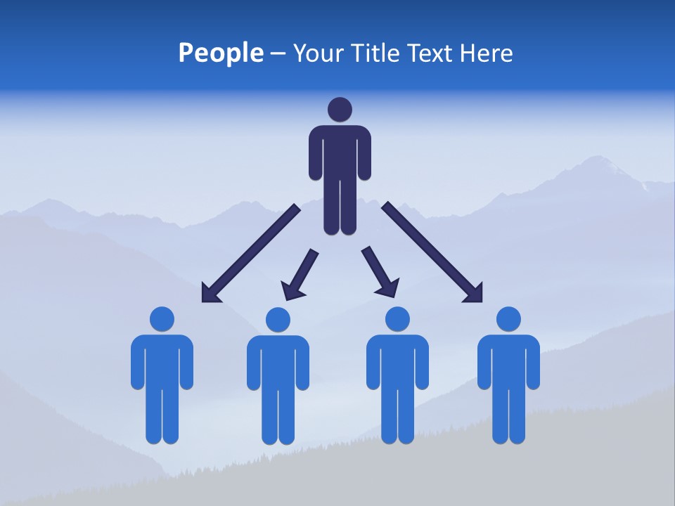 Mountains In The Mist PowerPoint Template