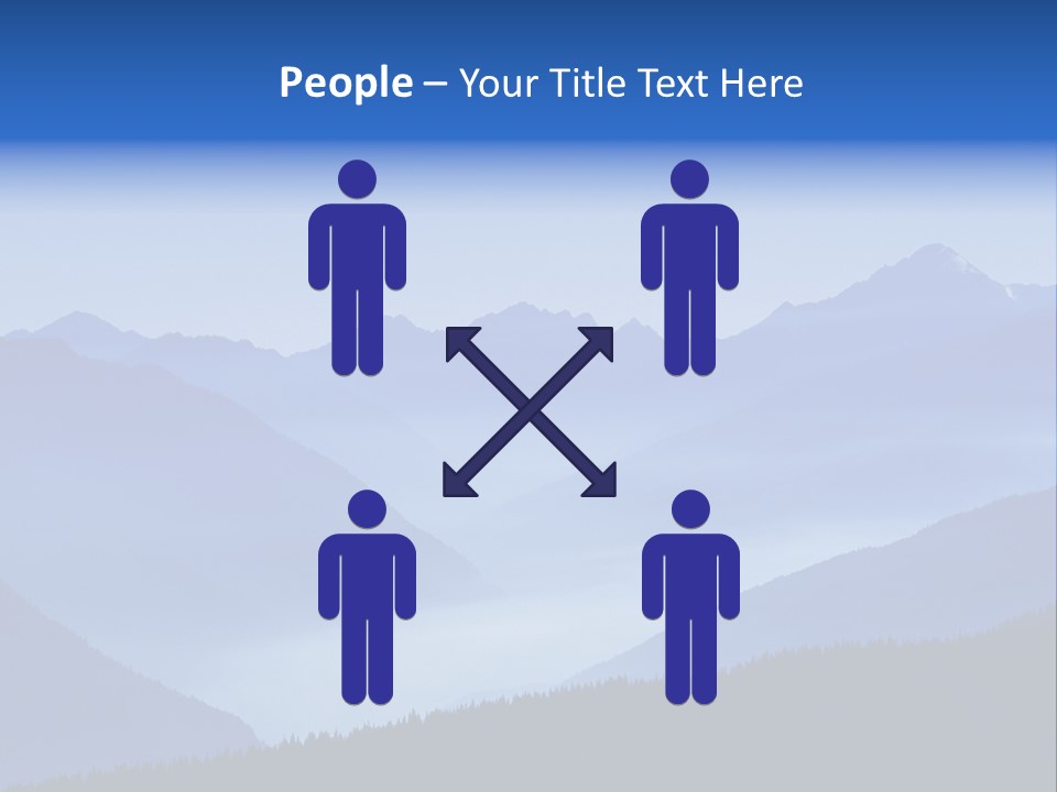 Mountains In The Mist PowerPoint Template