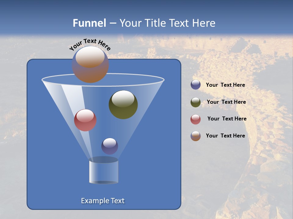 The Ruins Of Pueblo Del Arroyo PowerPoint Template