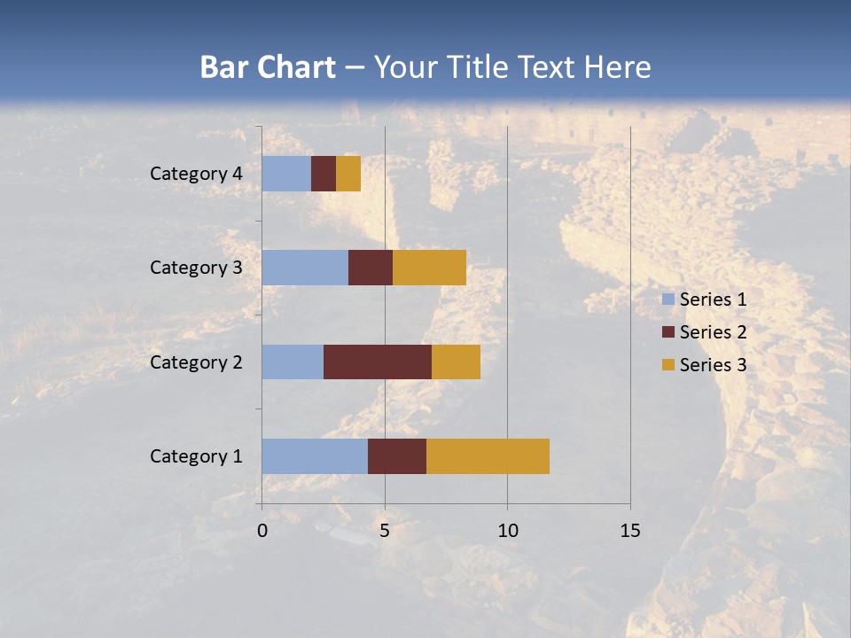 The Ruins Of Pueblo Del Arroyo PowerPoint Template