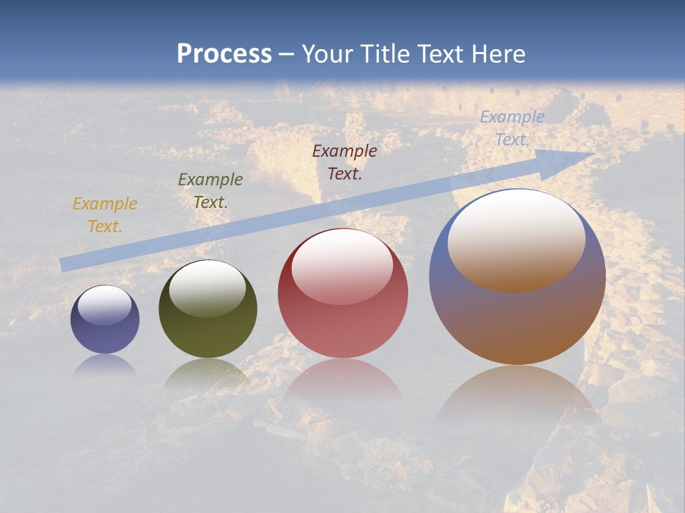 The Ruins Of Pueblo Del Arroyo PowerPoint Template