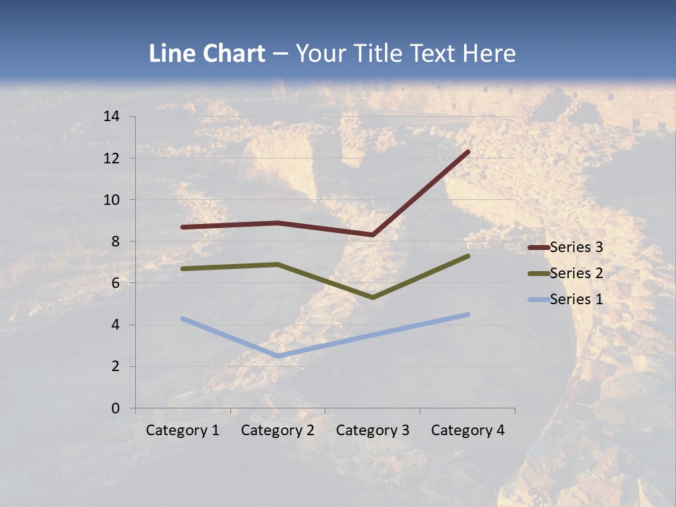 The Ruins Of Pueblo Del Arroyo PowerPoint Template