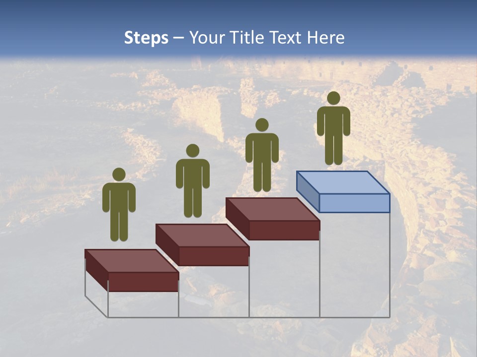 The Ruins Of Pueblo Del Arroyo PowerPoint Template