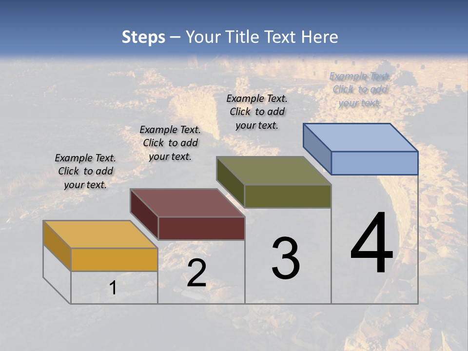 The Ruins Of Pueblo Del Arroyo PowerPoint Template