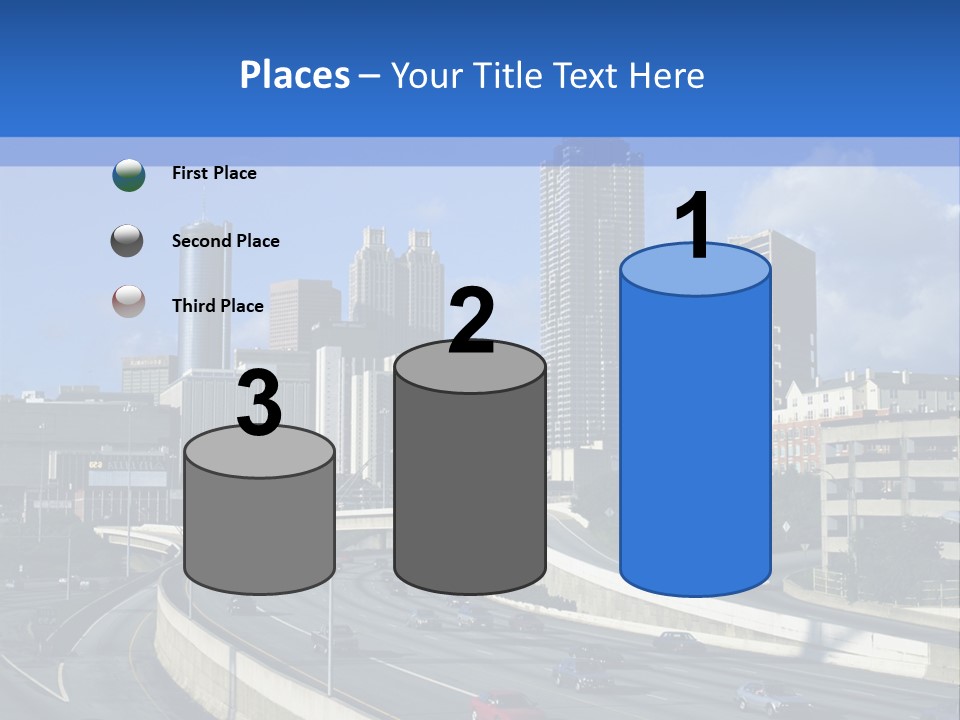 Highway In The City PowerPoint Template
