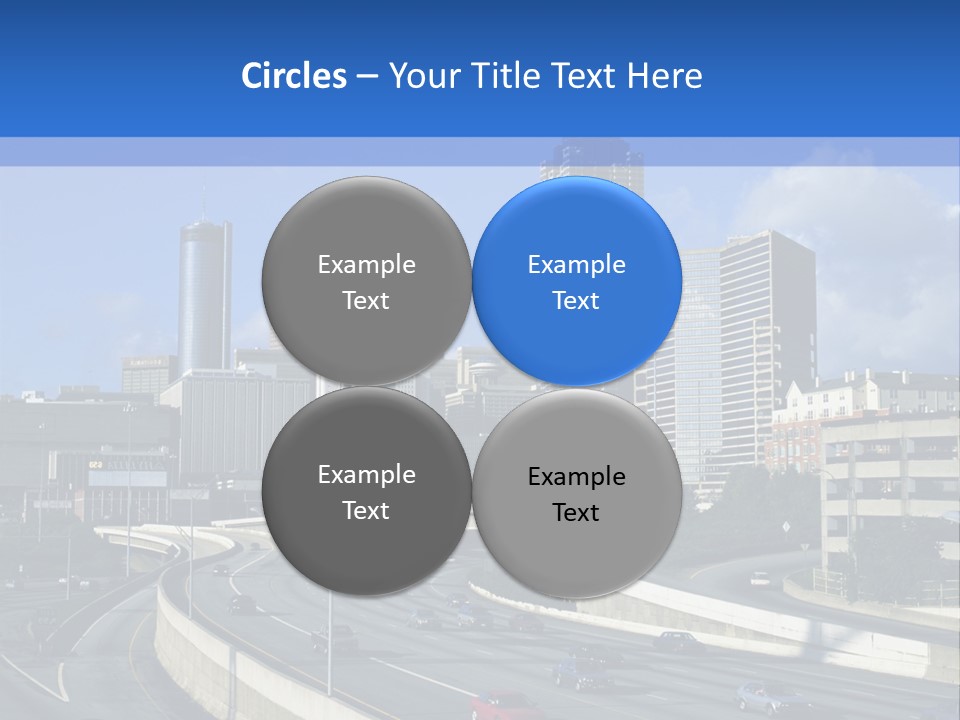 Highway In The City PowerPoint Template