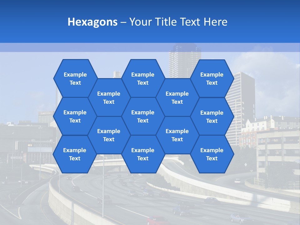 Highway In The City PowerPoint Template