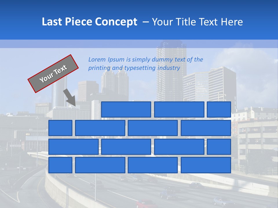 Highway In The City PowerPoint Template