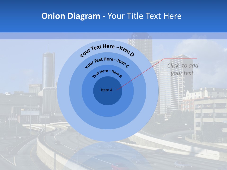 Highway In The City PowerPoint Template