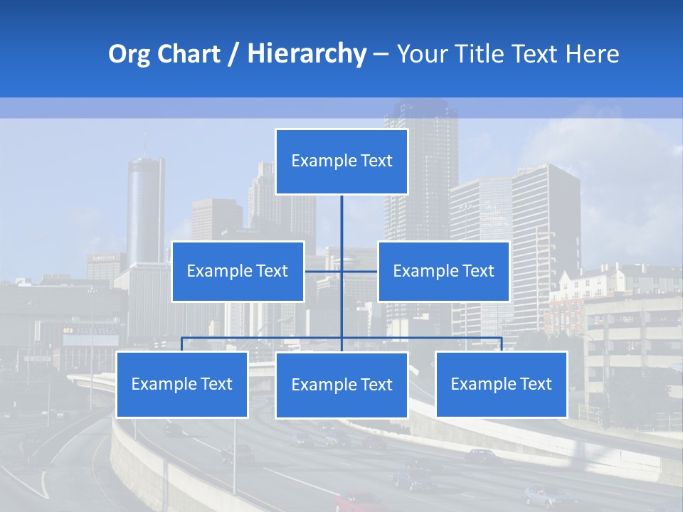 Highway In The City PowerPoint Template