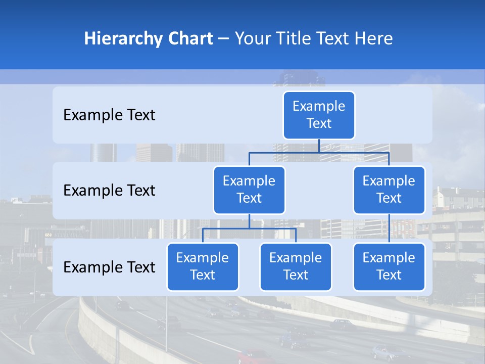 Highway In The City PowerPoint Template