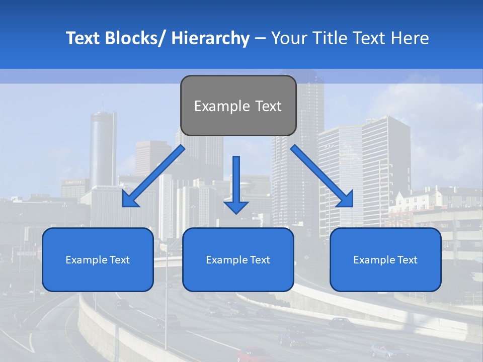 Highway In The City PowerPoint Template