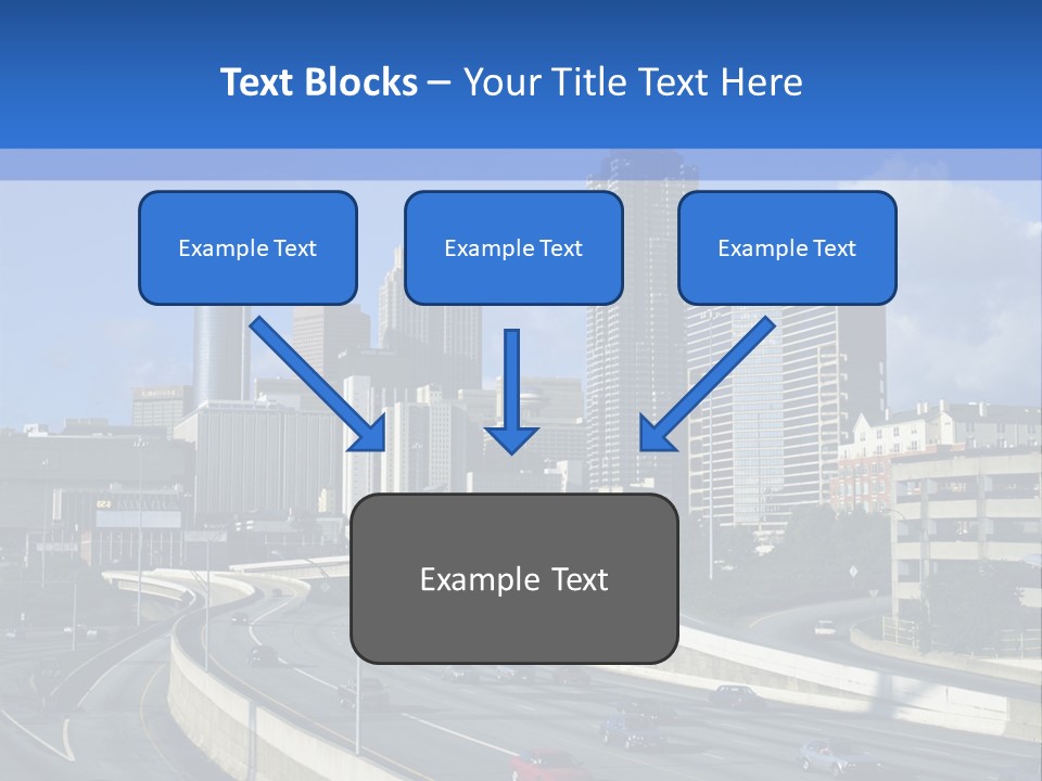 Highway In The City PowerPoint Template
