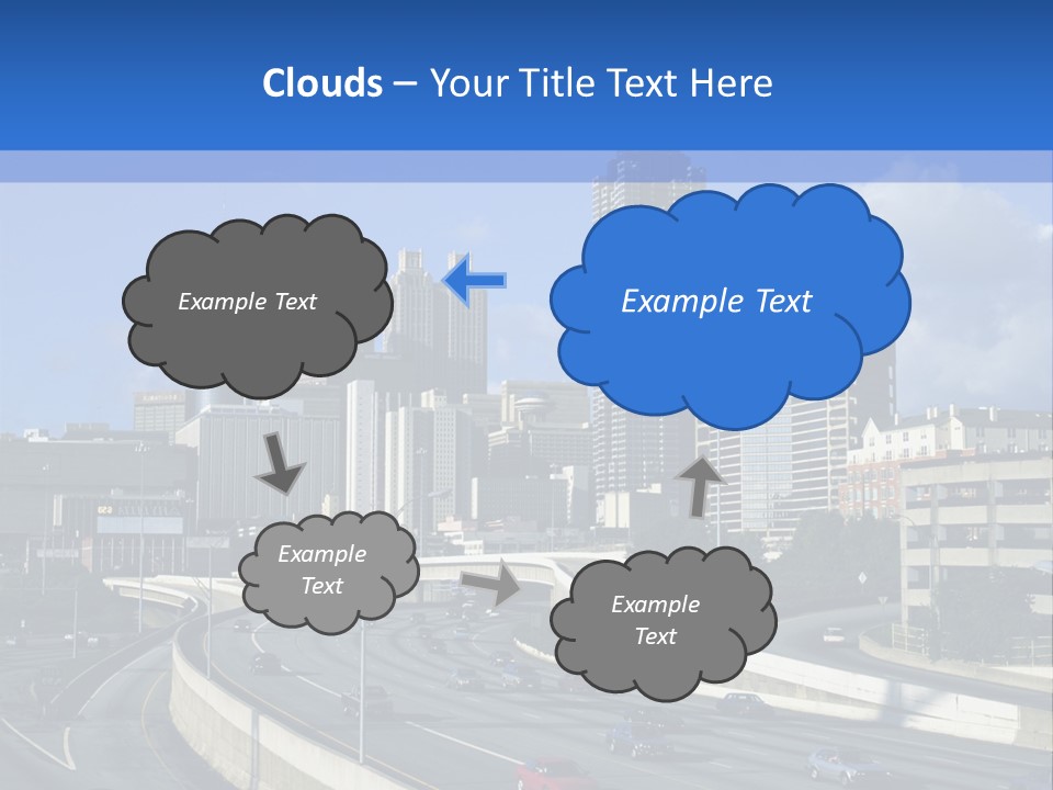 Highway In The City PowerPoint Template
