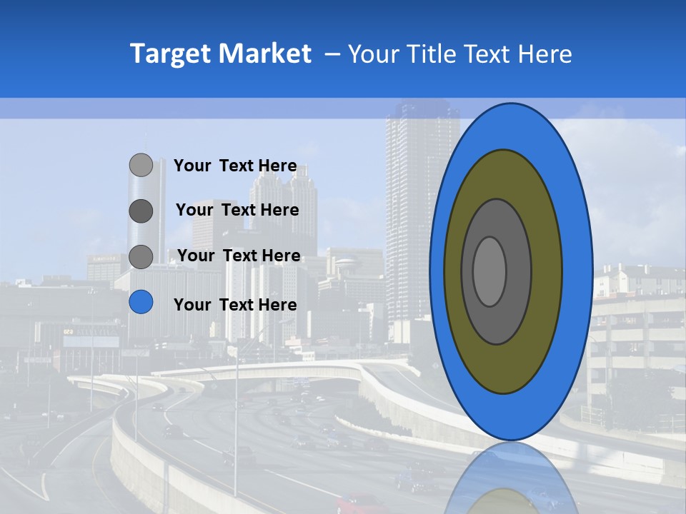 Highway In The City PowerPoint Template