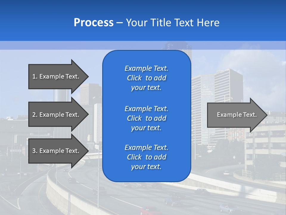 Highway In The City PowerPoint Template