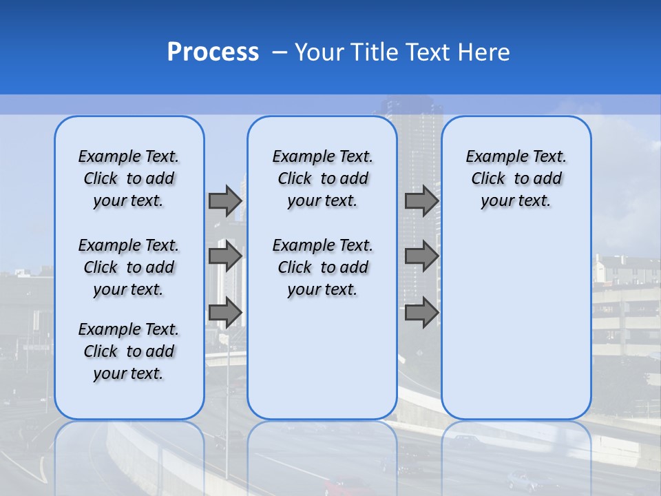 Highway In The City PowerPoint Template