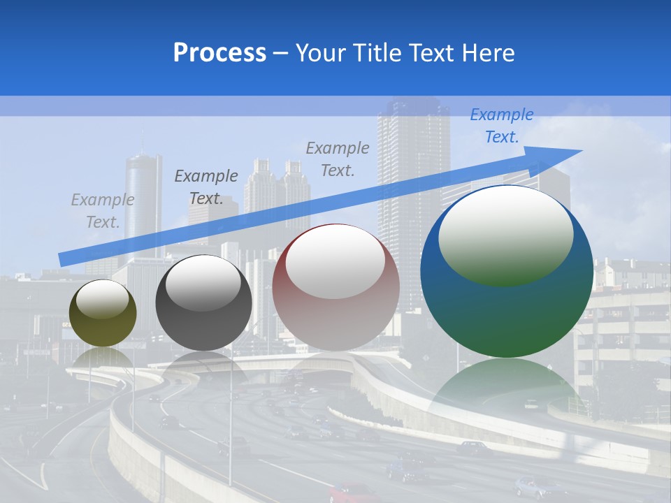 Highway In The City PowerPoint Template