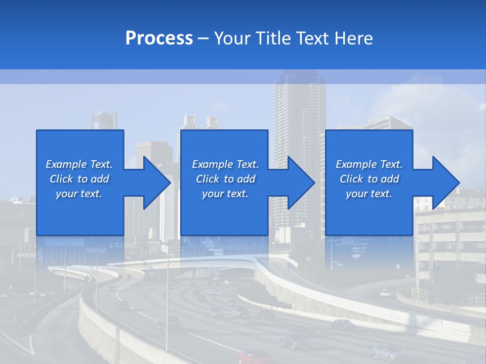 Highway In The City PowerPoint Template