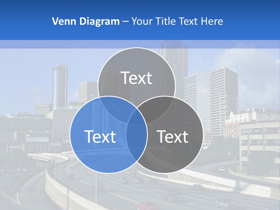 Highway In The City PowerPoint Template