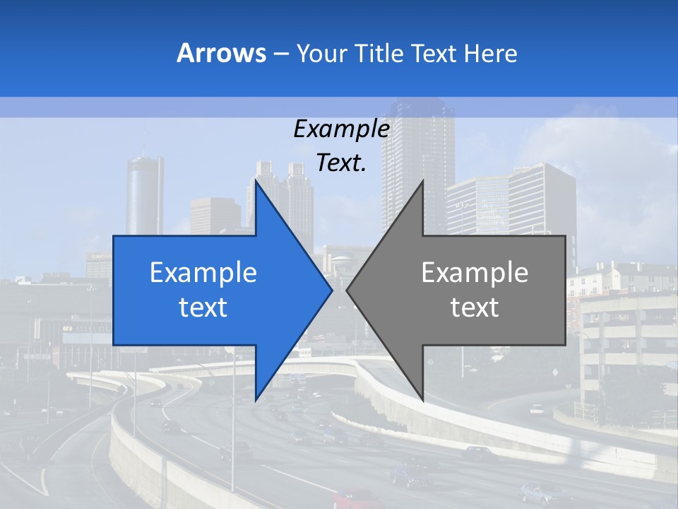 Highway In The City PowerPoint Template