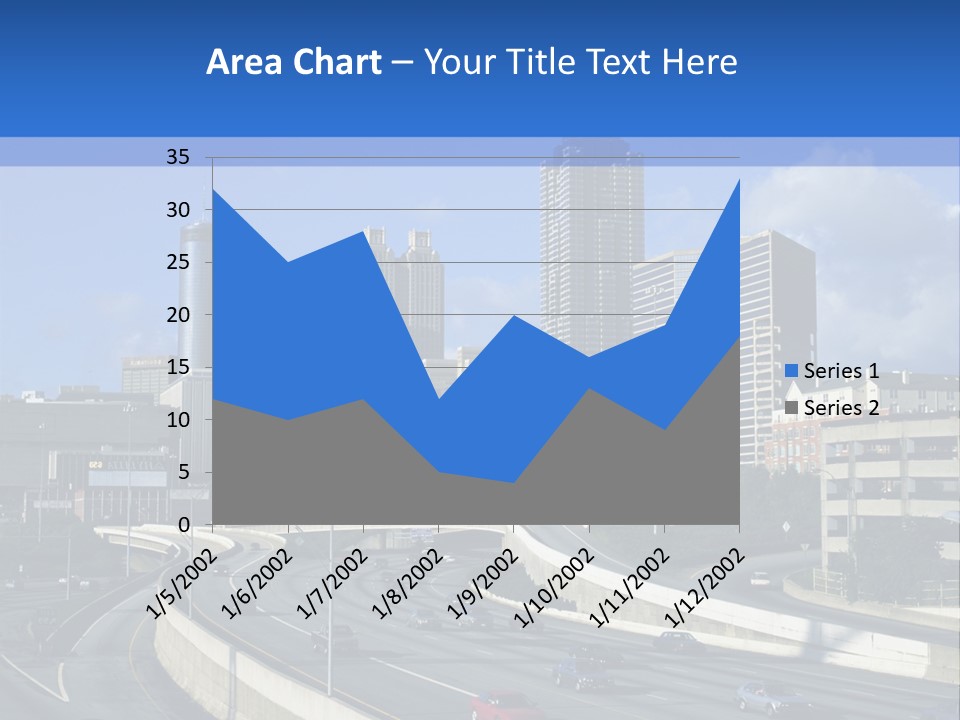 Highway In The City PowerPoint Template