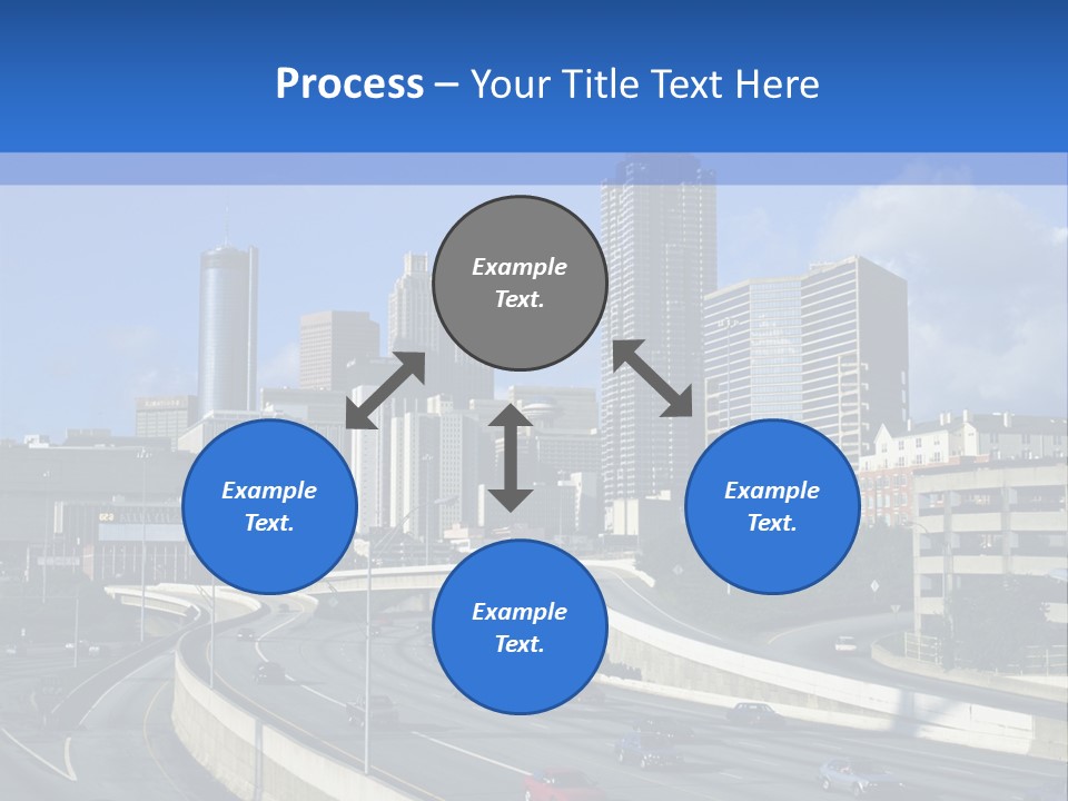Highway In The City PowerPoint Template