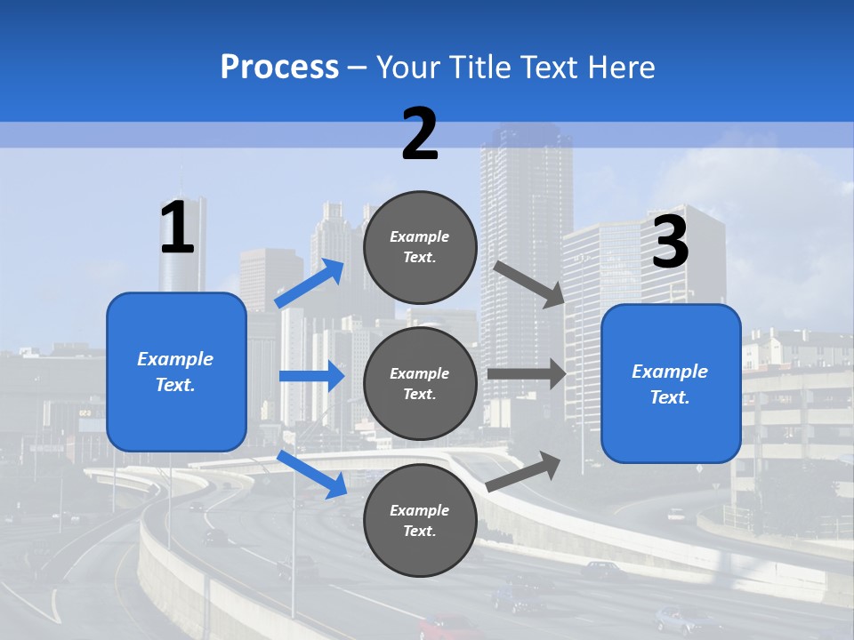 Highway In The City PowerPoint Template