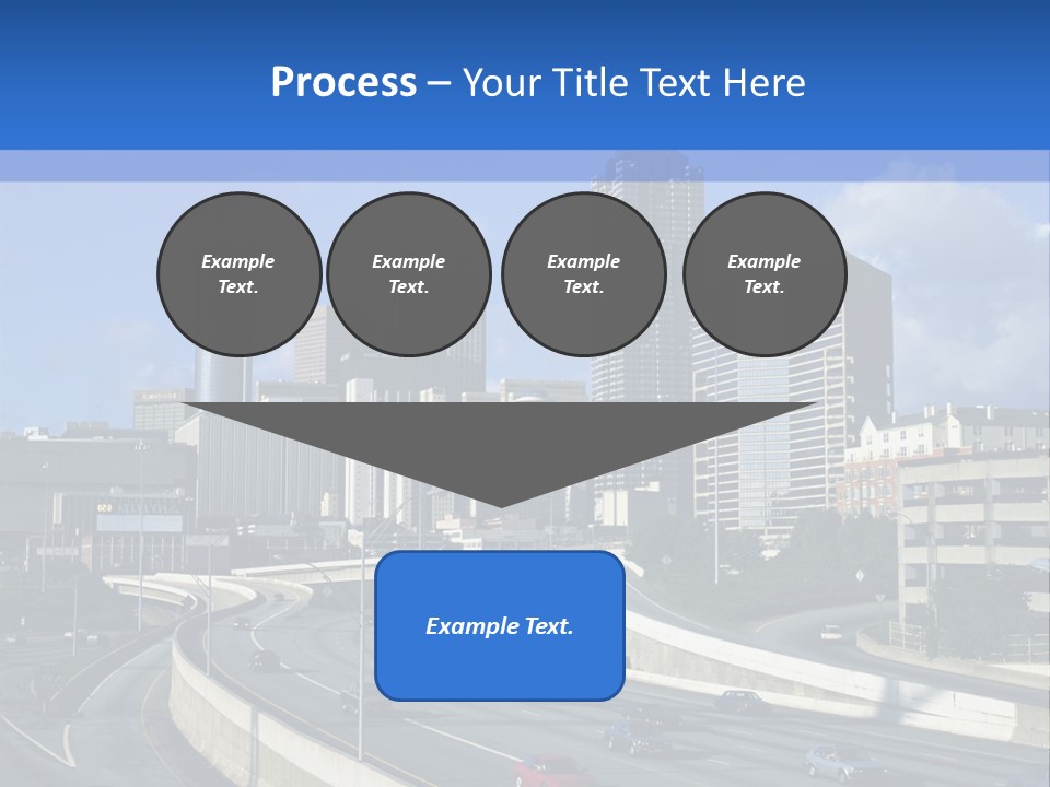Highway In The City PowerPoint Template
