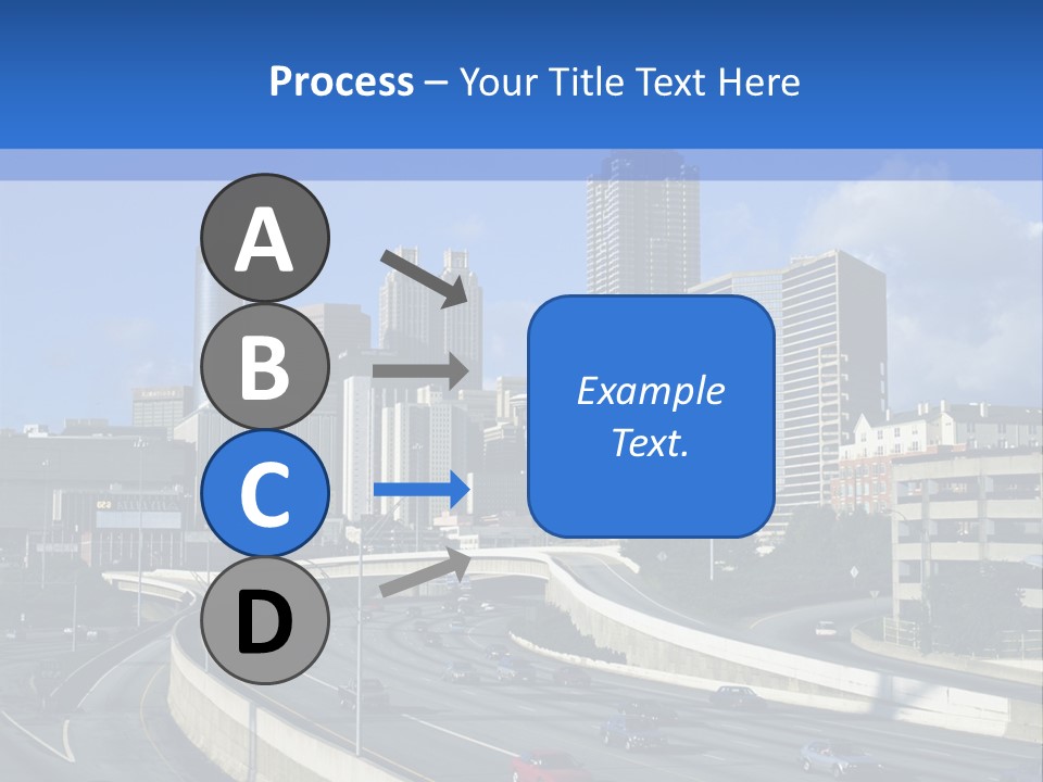 Highway In The City PowerPoint Template