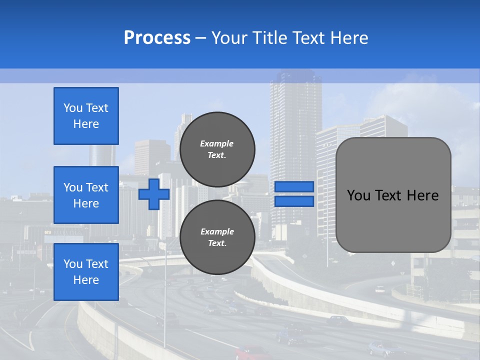 Highway In The City PowerPoint Template