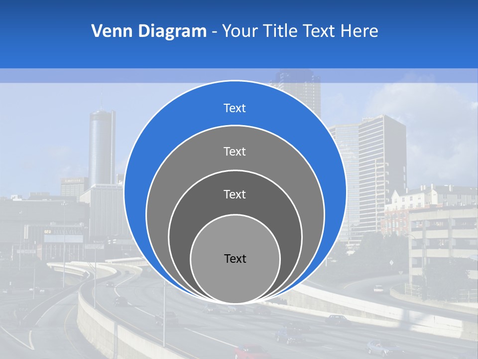 Highway In The City PowerPoint Template